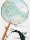 Quạt Tròn Cổ Trang Quạt Mỹ Nhân Hoa Sơn Thuỷ