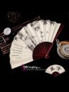Quạt Xếp Cổ Trang Nam Cành Trúc