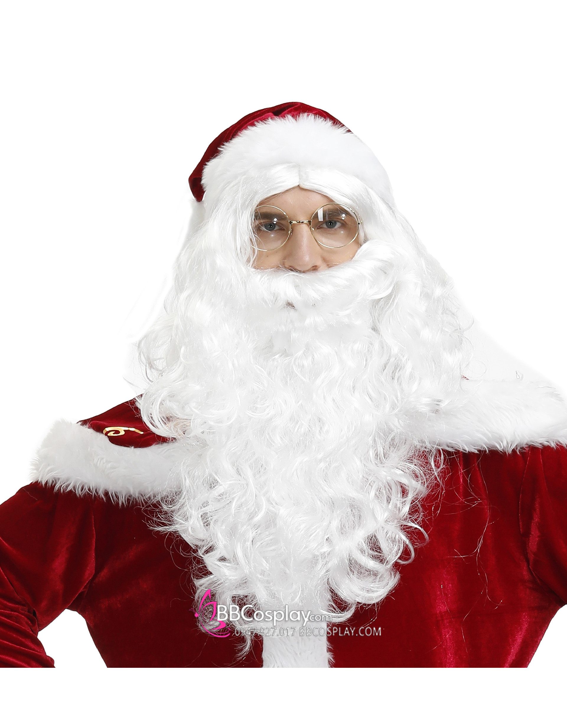 Bộ Râu Tóc Ông Già Noel Giá Rẻ