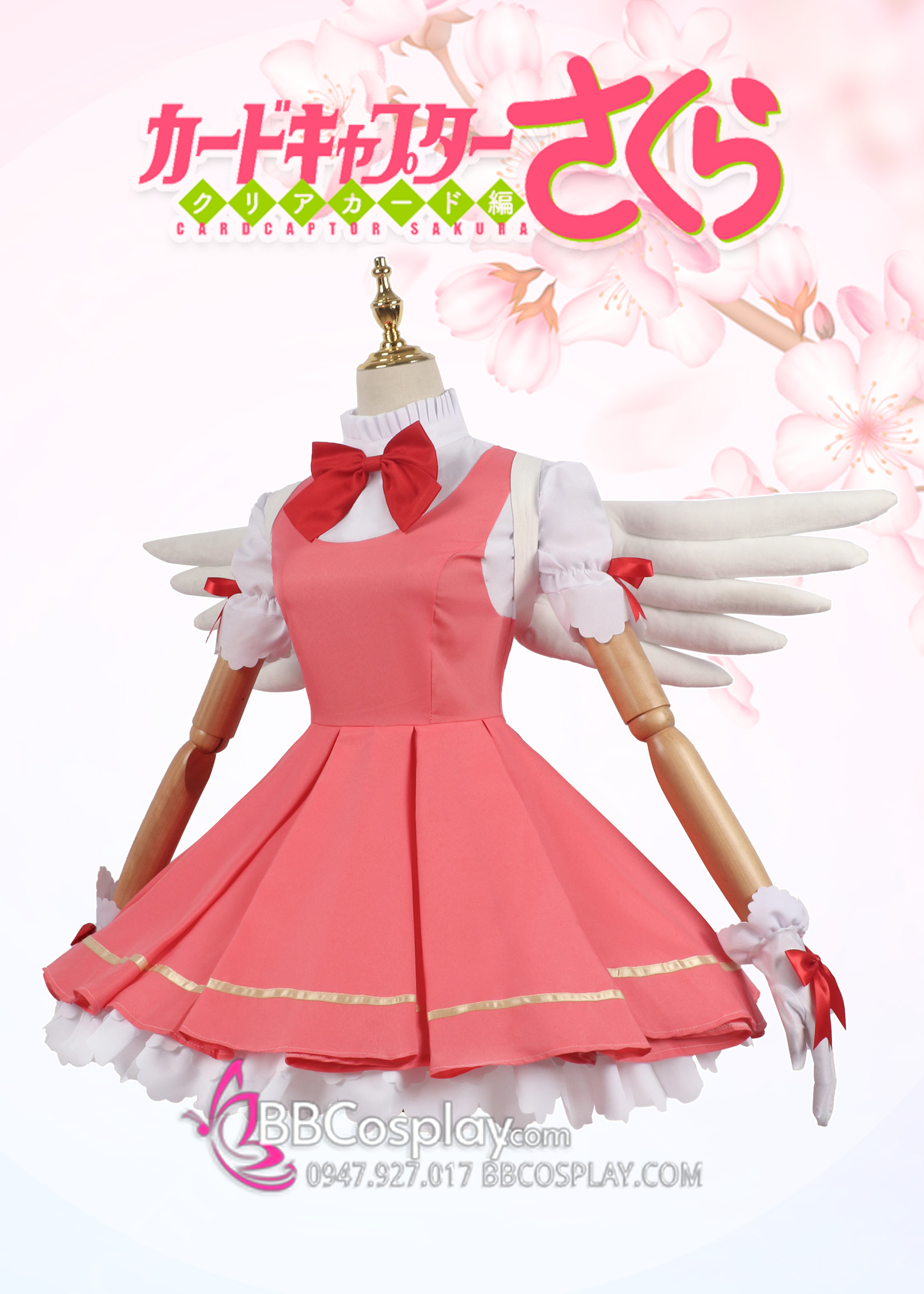 Trang Phục Cosplay Thủ Lĩnh Thẻ Bài - Sakura Cardcaptor - Bản Catch You Catch Me! Hinata Megumi