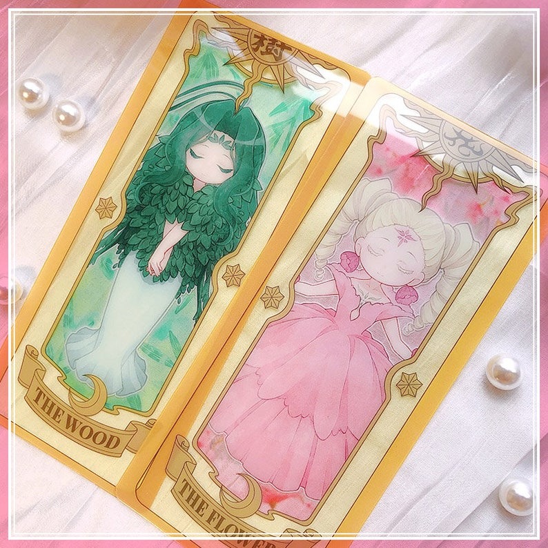 Set Thẻ Bài Sakura Trong Suốt Đủ Màu - Bộ Sưu Tập Ma Thuật Đặc Biệt