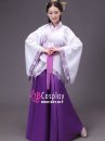 Trang Phục Nhà Tần Áo Trắng Váy Tím