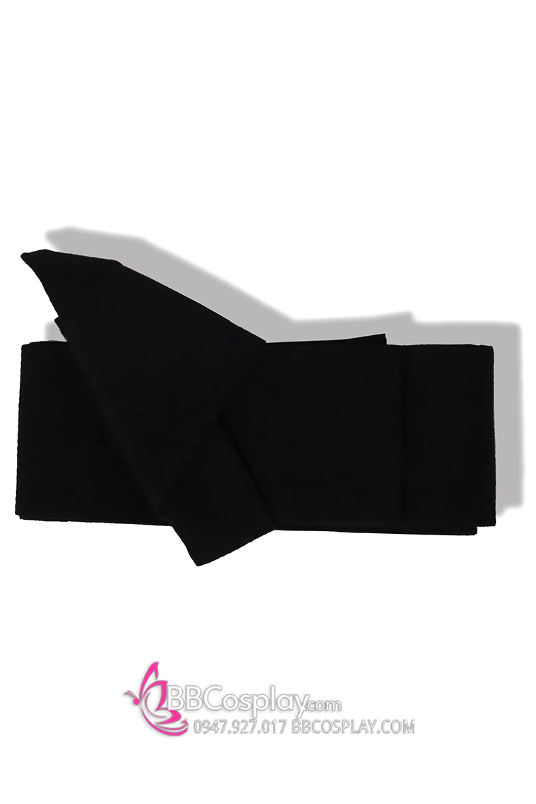 Đai Lưng Kimono Nam Đen Trơn