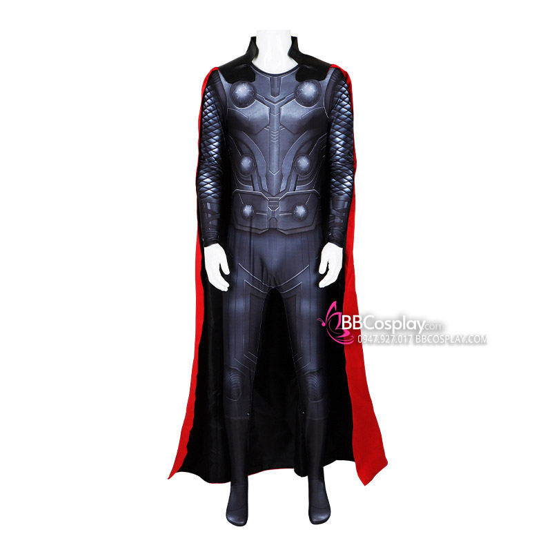 Đồ Thor Giáp In 3D Màu Đen