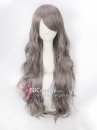 Tóc Xám Bạc Xoăn Gợn Sóng 80Cm