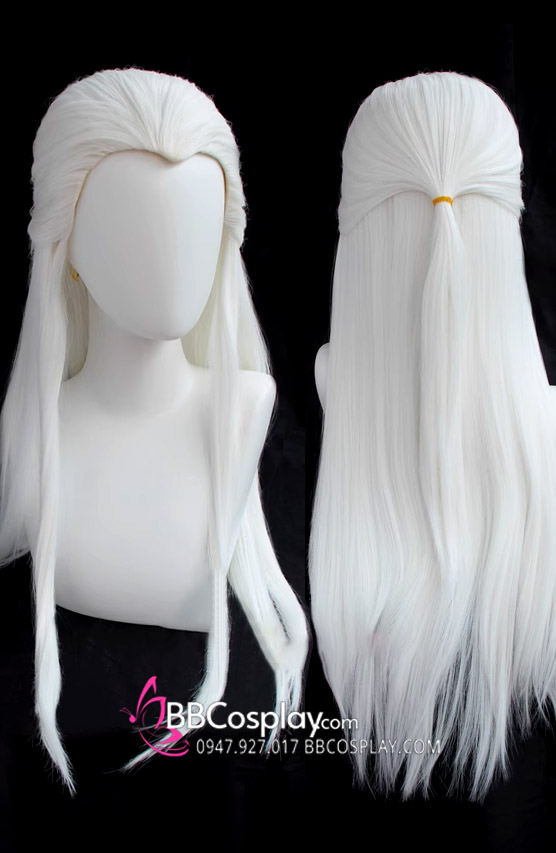 Tóc Cổ Trang Công Tử Nam Hiệp Bạch Kim