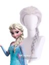 Tóc Giả Nữ Hoàng Elsa - Màu Trắng Bạc