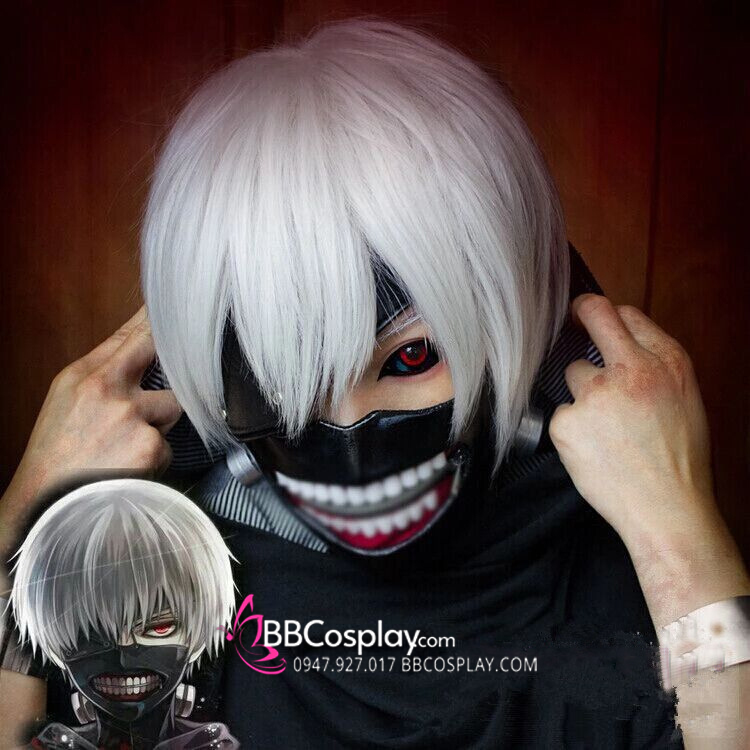 Tóc Giả Ken Kaneki - Tokyo Ghoul Đen