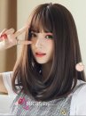 Tóc Giả Nữ Nâu Đen Sâm Ngang Vai Hàn Quốc
