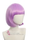 Tóc Ngắn Cúp Mái Ngang Tím Môn