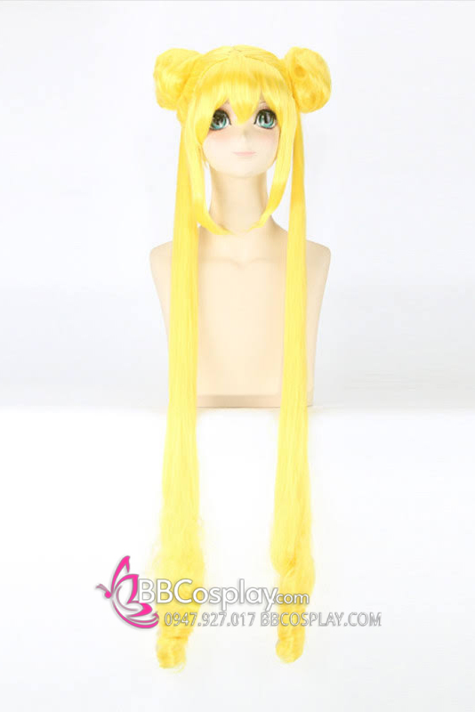 Tóc Giả Thủy Thủ Mặt Trăng Sailor Moon Loại 1 140Cm