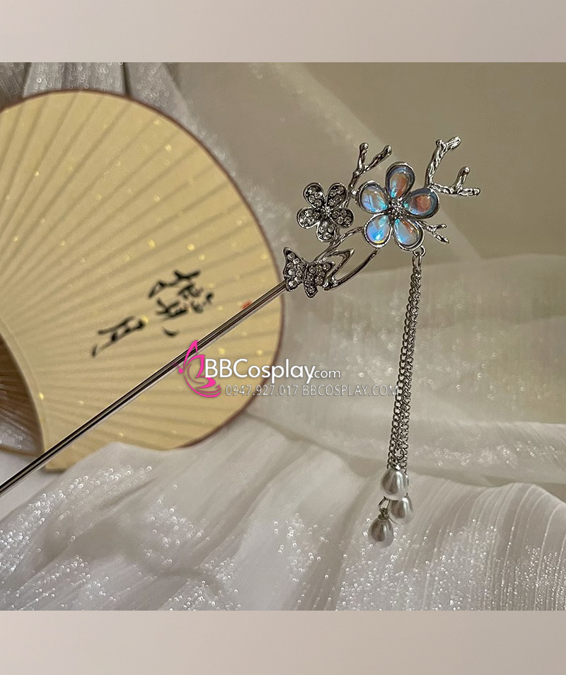 Trâm Cài Giá Rẻ - Hoa Mai Crom