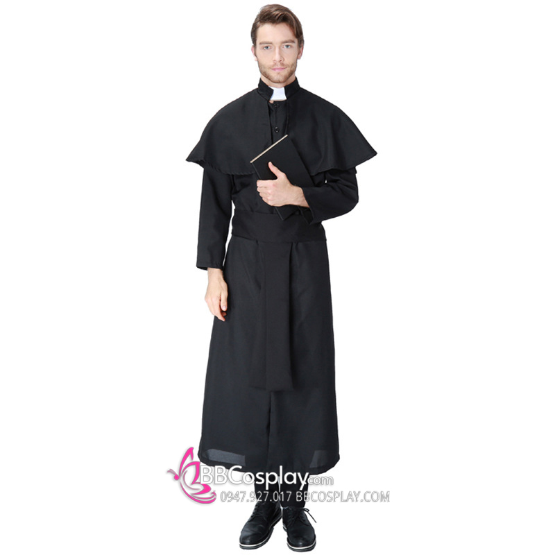 Đồ Linh Mục Cha Xứ Đen Trơn