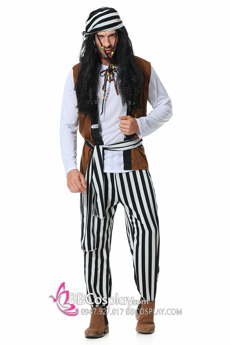 Trang Phục Cướp Biển Jack Sparrow Cướp Biển Vùng Caribe