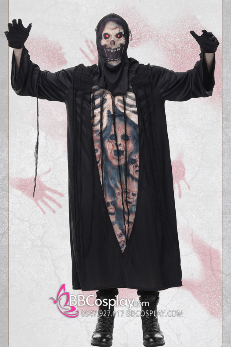 Trang Phục Ma Địa Ngục Kinh Dị Hoá Trang Halloween