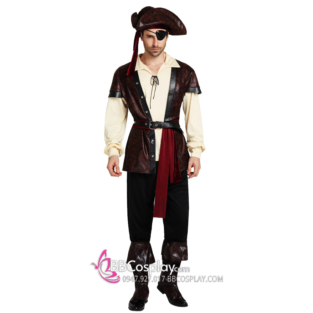 Trang Phục Nam Hải Tặc Cướp Biển Đẹp Trai