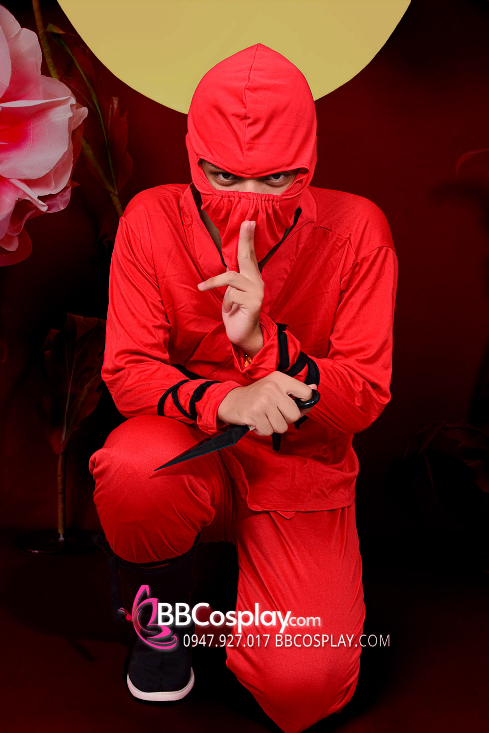Trang Phục Ninja Đỏ