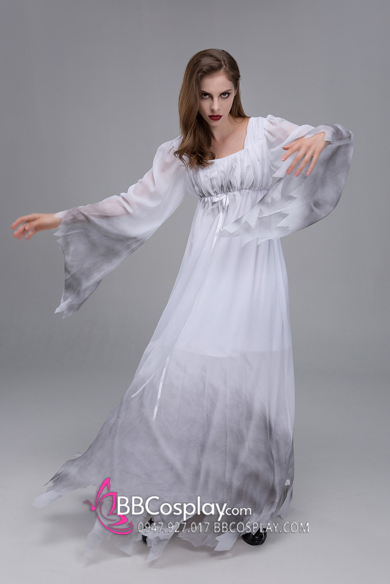 Váy Oan Hồn Ma Nữ Halloween 2023