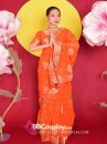 Trang Phục Sari Ấn Độ Cam Carot