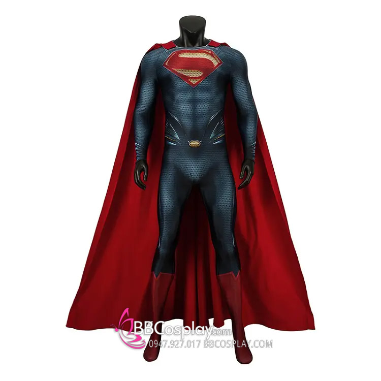 Trang Phục Siêu Nhân In 3D (Superman - Justice League)