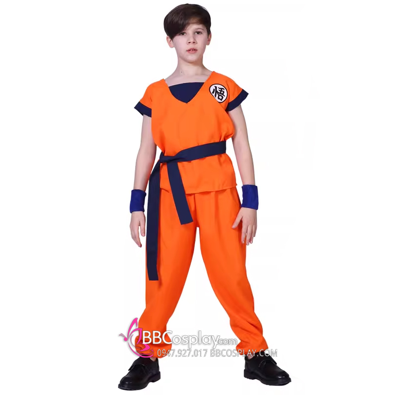 Trang Phục Son Goku Trẻ Em Và Người Lớn (Có Đủ Size)