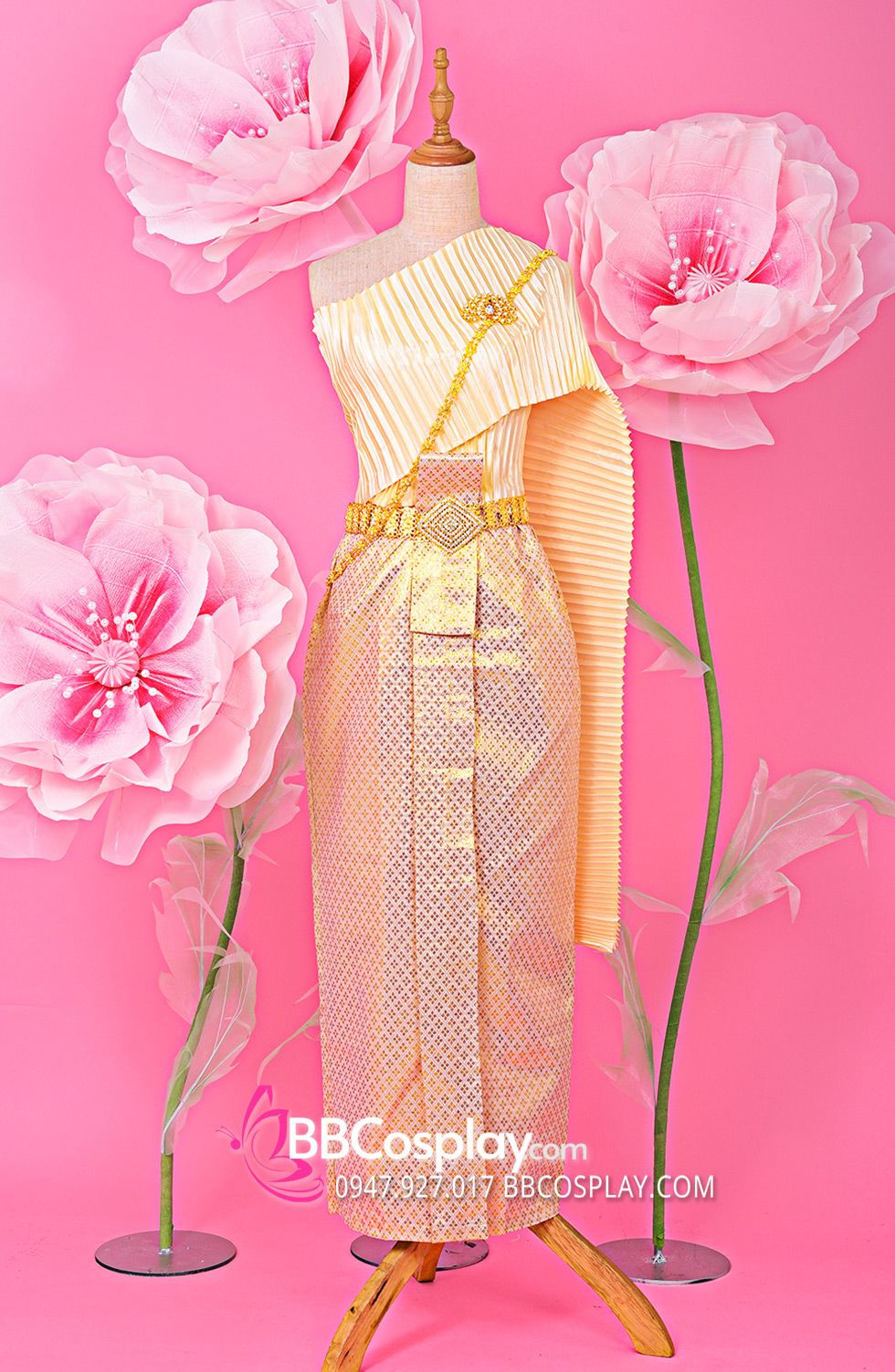 Trang Phục Truyền Thống Thái Lan Hoàng Kim Giá Rẻ