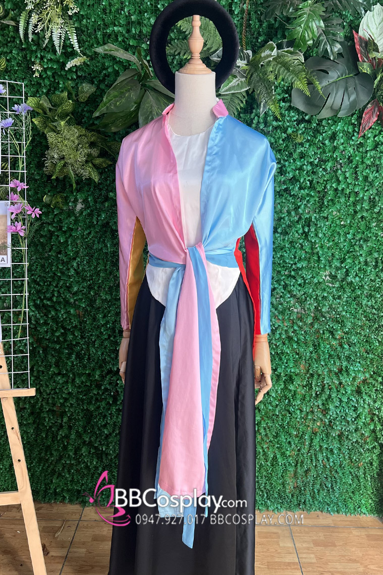 Trang Phục Tứ Thân Bắc Bộ - Hồng Xanh Vàng Đỏ