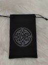Túi Đựng Bài Tarot Đen Nhung Mịn Màng - Ngôi Sao 12 Cung