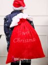 Túi Quà Ông Già Noel Nhung Mềm Mịn Siêu To Size 90*60Cm