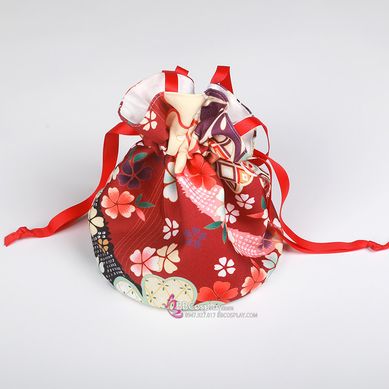 Túi Thơm Kimono Yukata Đỏ
