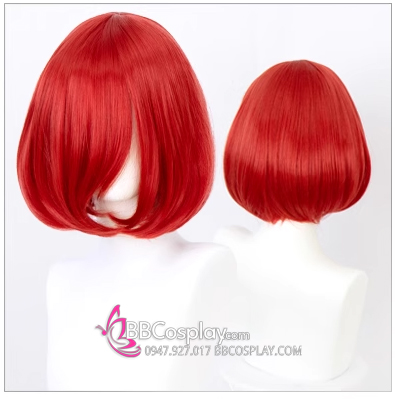 Tóc Đỏ Ngắn Mái Xéo