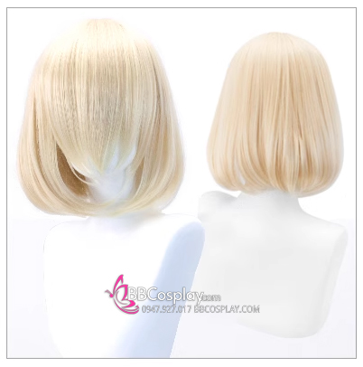 Tóc Vàng Ngắn Mái Xéo