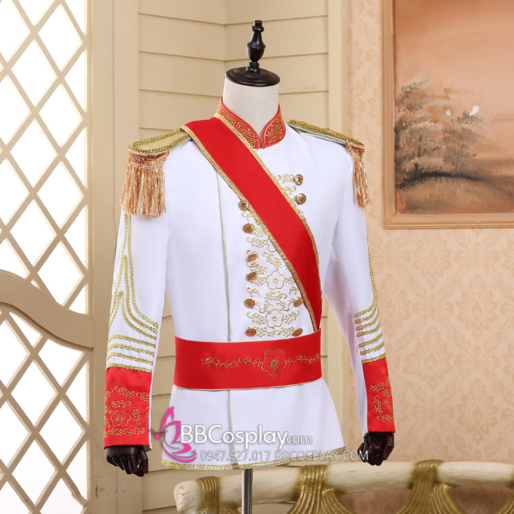 Vest Trắng Hoàng Gia Cổ Điển Phục Hưng Edwardian