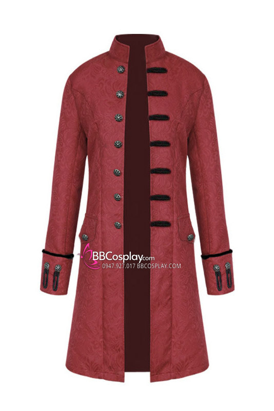 Vest Nam Châu Âu Napoleon Đỏ Nâu