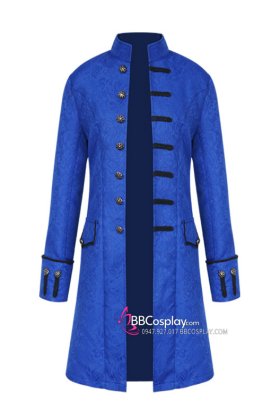 Vest Nam Châu Âu Napoleon Màu Xanh Dương 18Th Century