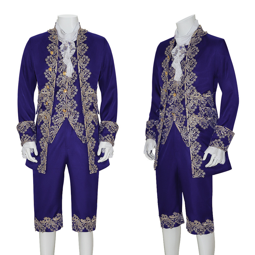 Trang Phục Rococo Aristocrat Thời Trung Cổ Marie - Xanh Đậm