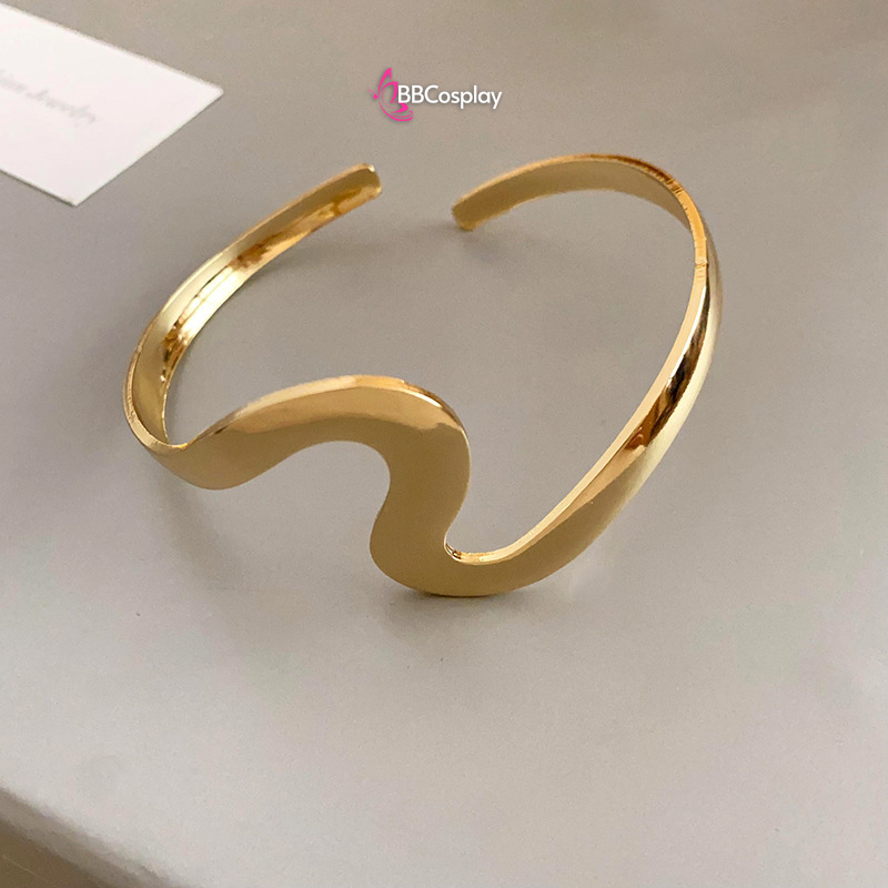 Phụ Kiện Hy Lạp - Ai Cập - Vòng Bắp Tay Lượn Lượn Hình Chữ S