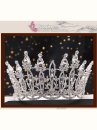 Vương Miện Nữ Hoàng Dáng Cao - Màu Bạc