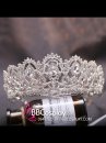 Vương Miện Tiara Bạc Trắng Mẫu Tròn