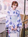 Áo Yukata Cẩm Tú Cầu Tặng Kèm Thắt Lưng