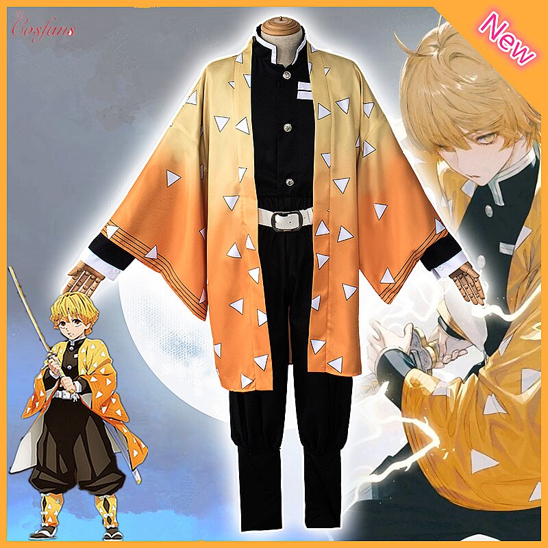 Đồ Cosplay Agatsuma Zenitsu - Kimetsu No Yaiba